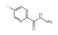 5-氯-2-吡啶碳酰肼结构式