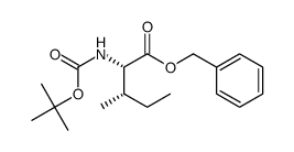 N-Boc L-isoleucine-benzylester结构式