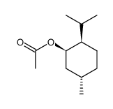 (1R)-(-)-乙酸新薄荷结构式