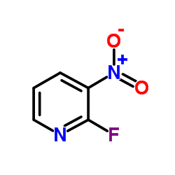 2-氟-3-硝基吡啶结构式