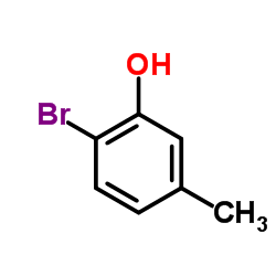 2-溴-5-甲基苯酚结构式