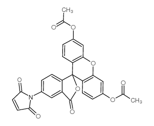 [6'-acetyloxy-5-(2,5-dioxopyrrol-1-yl)-3-oxospiro[2-benzofuran-1,9'-xanthene]-3'-yl] acetate Structure