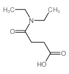 Butanoic acid,4-(diethylamino)-4-oxo- Structure