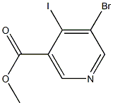 5-溴-4-碘烟酸甲酯结构式