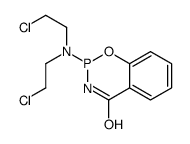2-[bis(2-chloroethyl)amino]-3H-1,3,2-benzoxazaphosphinin-4-one Structure