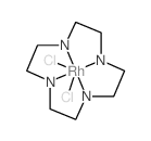 dichlororhodium; 1,4,7,10-tetrazanidacyclododecane Structure