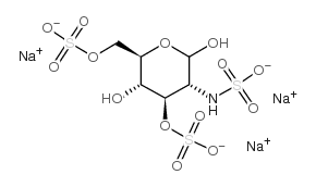 d-glucosamine-2,3,6-trisulfate, trisodium salt Structure
