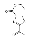2-乙酰基噻唑-4-羧酸乙酯结构式