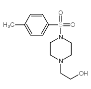 2-(4-TOSYLPIPERAZIN-1-YL)ETHANOL Structure