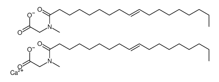 (Z)-N-甲基-N-(9-十八碳烯酰基)甘氨酸钙盐结构式