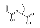 (2S)-3-methyl-2-(prop-2-enoylamino)butanoic acid Structure