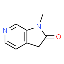 2H-Pyrrolo[2,3-c]pyridin-2-one,1,3-dihydro-1-methyl-(9CI) Structure