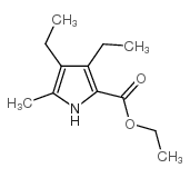 3,4-DIETHYL-2-ETHOXYCARBONYL-5-METHYLPYRROLE Structure