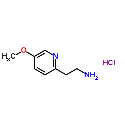 2-(5-甲基吡啶-2-基)乙胺盐酸盐结构式