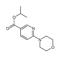 propan-2-yl 6-morpholin-4-ylpyridine-3-carboxylate结构式