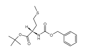 benzyl (S)-1-(tert-butoxycarbonyl)-3-(methylthio)propylcarbamate Structure