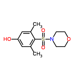3,5-Dimethyl-4-(4-morpholinylsulfonyl)phenol Structure