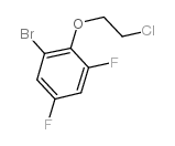 1-(2-bromo-4,6-difluorophenoxy)-2-chloroethane Structure