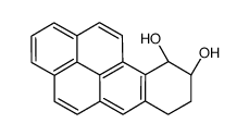 (9S,10R)-7,8,9,10-tetrahydrobenzo[a]pyrene-9,10-diol结构式