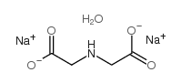 Iminodiacetic acid,disodium salt hydrate structure
