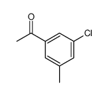 1-(3-chloro-5-methylphenyl)ethanone结构式
