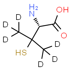 L-Penicillamine-d6 Structure