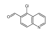 5-氯喹啉-6-甲醛结构式