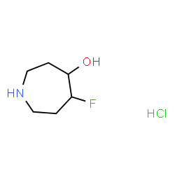 5-氟吖庚环-4-醇盐酸结构式