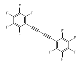 1,2,3,4,5-pentafluoro-6-[4-(2,3,4,5,6-pentafluorophenyl)buta-1,3-diynyl]benzene Structure