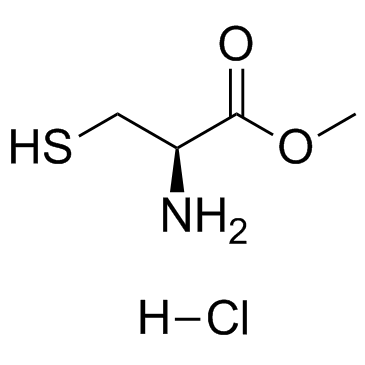 L-半胱氨酸甲酯盐酸盐结构式