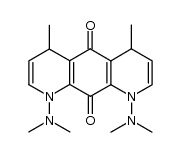 1,8-bis(dimethylamino)-4,5-dimethyl-1,4,5,8-tetrahydro-1,8-diaza-9,10-anthraquinone结构式