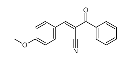 2-benzoyl-3-(4-methoxy-phenyl)-acrylonitrile结构式