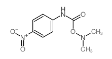 Hydroxylamine,N,N-dimethyl-O-[(p-nitrophenyl)carbamoyl]- (8CI)结构式