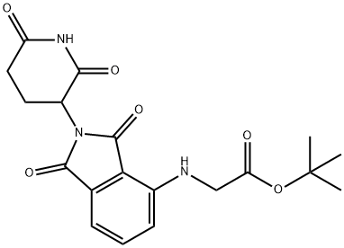 沙利度胺-NH-C2-NH-COO(T-BU)结构式