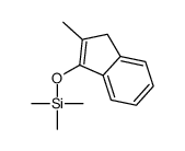 trimethyl-[(2-methyl-3H-inden-1-yl)oxy]silane结构式
