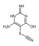 5-氨基-7-羟基-3H-噻唑并[4,5-d]嘧啶-2-酮结构式