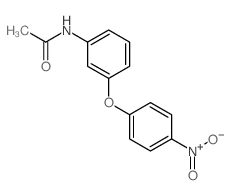 Acetamide,N-[3-(4-nitrophenoxy)phenyl]-结构式