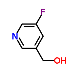 (5-Fluoro-3-pyridinyl)methanol structure