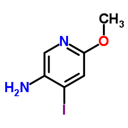 5-amino-4-iodo-2-methoxypyridine结构式