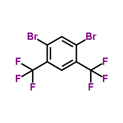1,5-Dibromo-2,4-bis(trifluoromethyl)benzene Structure