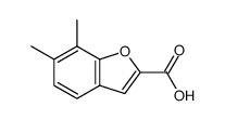 4,4-dimethylbenzofuran-2-carboxylic acid结构式