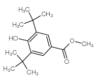 3,5-二叔丁基-4-羟基苯甲酸甲酯结构式