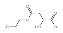 (2-hydroxyethyl) hydrogen maleate Structure