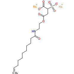 十一碳烯酰胺 MEA磺基琥珀酸酯二钠结构式