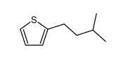 2-isopentylthiophene结构式