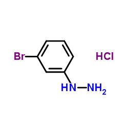 3-溴苯肼盐酸盐结构式