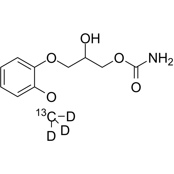 Methocarbamol-13C,d3 Structure