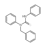 Thiourea,N,N'-diphenyl-N-(phenylmethyl)- picture