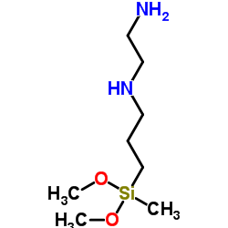 3-(2-氨基乙基氨基)丙基甲基二甲氧基硅烷结构式