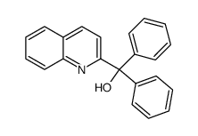 喹啉-2-二苯基甲醇结构式